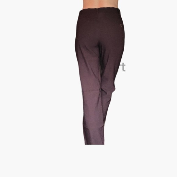 Simon Chang straight leg stretch trousers size  8 Brown - Picture 2 of 12